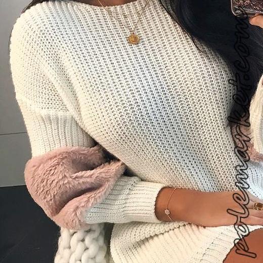 вязаное платье